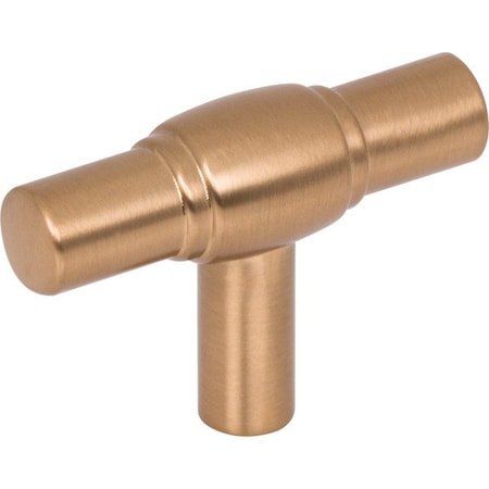 Jeffrey Alexander 2" Satin Bronze Hayworth Cabinet "T" Knob 885L-SBZ
